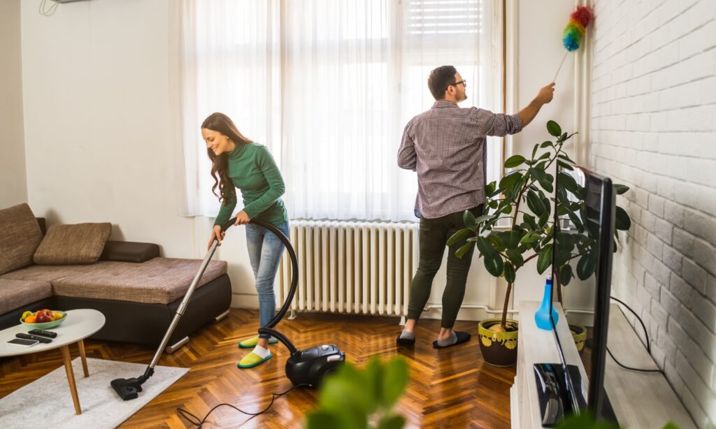 Vacuuming and Mopping
